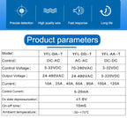 Solid State Relay 10A 25A 40A 60A 80A 100A 120A Din Rail Relay With Radiator SSR Single Phase AC-AC DC-DC