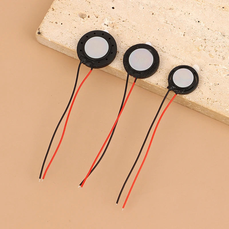 Hot 2Pcs Round 8 Ohm 1W Speaker 8ohm 15MM/18MM/20MM Loud Speakers Tablet Mobile Phone Trumpet Horn Small Loudspeaker Audio