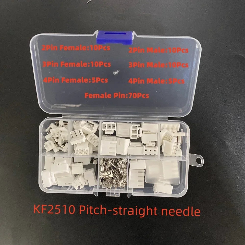 1Box JST 1.25 PH 2.0mm /SYP/SM/XH 2.54mm / VH 3.96mm Pitch Male Female Terminals Kit Plug Plastic Housing Header Crimp Connector