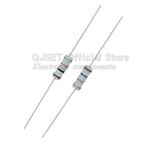 500pcs 1W Carbon Film Resistors 5% 10 Ohm 33 47 100 200 220 470 510 Ohm 1K 4.7K 10K 22K 33K 47K 100k 200k 220k 510k 470k 1M Ohms