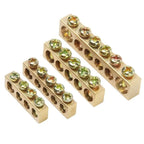 Copper Wire Connector Multi-specification With Hole Screw Copper Bar Terminal Brass Row Junction Box Power Distribution Cabinet