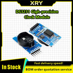 XRY 1PCS DS3231 AT24C32 IIC Module Precision Clock Module (without battery) DS3231 Memory Module
