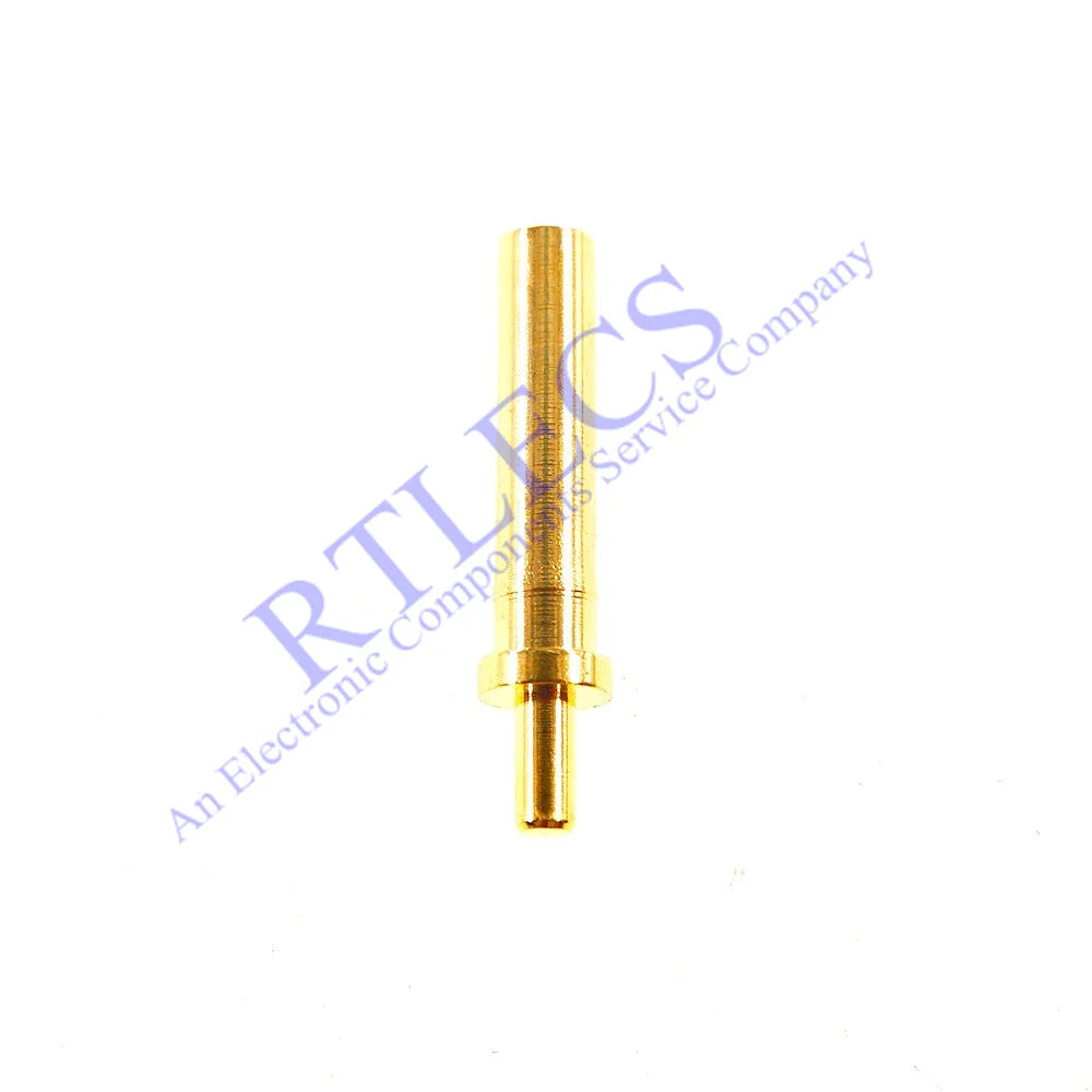 50 PCS Pogo Pin Female Contact Pad Through Holes PCB Male Header Flange Target Connector to Mate Spring Load PogoPin