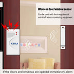 KERUI 433MHz Wireless Door Window Magnetic Sensor for W181 W184 W202 W204 WiFi GSM Home Security Alarm System