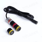 660nm Red Laser Module D18×65mm Square 10×10 Grid Focusable DOE 10mW-150mW for Wood Stone Positioning
