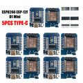 XCW WeMos D1 Mini TYPE-C/Micro USB ESP8266 ESP-12F CH340G V2 Module WiFi D1 Mini Development Board 3.3V With Pin For Arduino