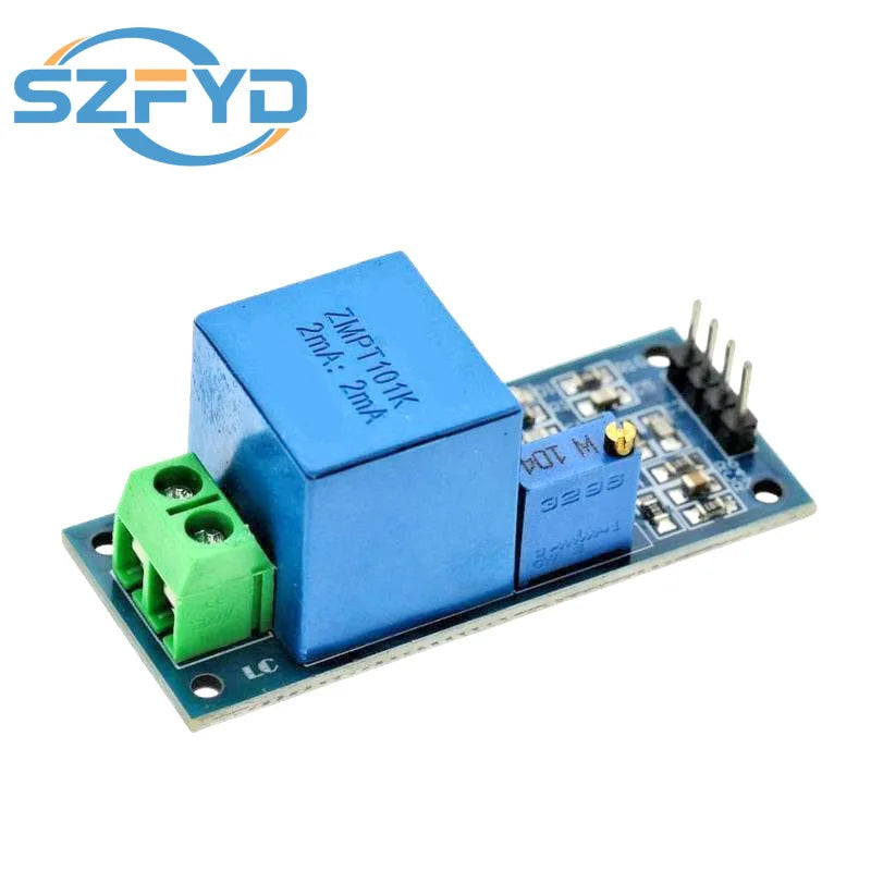 Active Single Phase Voltage Transformer Module AC Output Voltage Sensor for Arduino Mega ZMPT101B 2mA