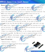 1PCS/5PCS MPR121 Breakout V12 Capacitive Touch Sensor Controller Module I2C keyboard Development Board For Arduino