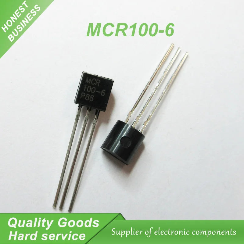 50pcs MCR100-6 100-6 MCR100 SCRs 400V 800mA  TO-92 new original