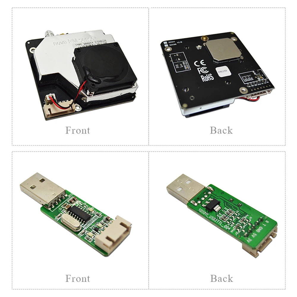 Nova PM Sensor SDS011 Laser Dust Sensor PM2.5 Air Quality Detector Digital Output for Arduino, Raspberry Pi
