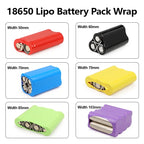 5M Clear Width 25mm ~ 200mm PVC Heat Shrink Tube 18650 Battery Wrap Pack Insulated Cable Protector Sleeve Lithium Film Case