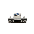 5/10Pcs Type-C USB 3.1 Female Jack Connector 2Pin 4Pin Charging Port USB C Socket With Screw Fixing Plate