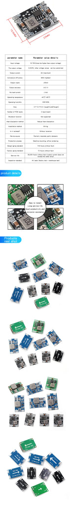 3A 5A DC-DC Buck Step-down Power Supply Module 3.3V 5v 9V 12V Fixed Output High-Current mini560 MP1584EN Adjustable Power