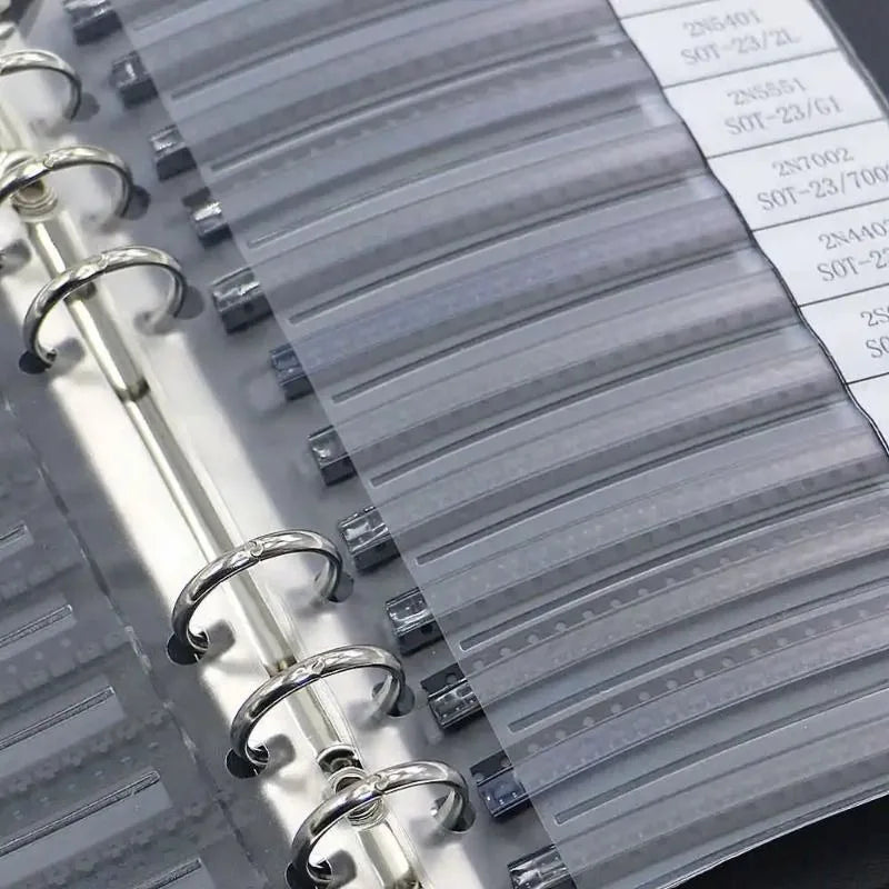 Transistor SOT-23 Sample Book 36 Kinds*25Pcs/50Pcs 900Pcs/1800Pcs Assorted SMD Transistors Kits S9012 SS8050 SS8550 2N5401