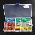 100/120pcs Car Blade Fuses Assortment Kit, Automotive Replacement Fuses Low Profile Mini Blade Fuses for Car Boat Truck