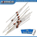 5pcs 1W Zener diode DO-41 3V 3V3 3V6 3V9 4V3 4V7 5V1 5V6 6V2 6V8 7V5 8V2 9V1 10V 11V 12V 13V 15V 1N4733A 1N4742A 1N4728A