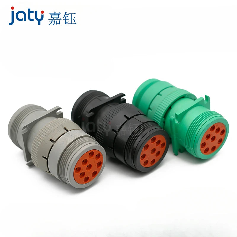 1set Grey Deutsch 9 Pin HD10 Series New ROHS Waterproof Auto Connector Diagnosctic Tool Circular Connector HD16-9-96S HD10-9-96P