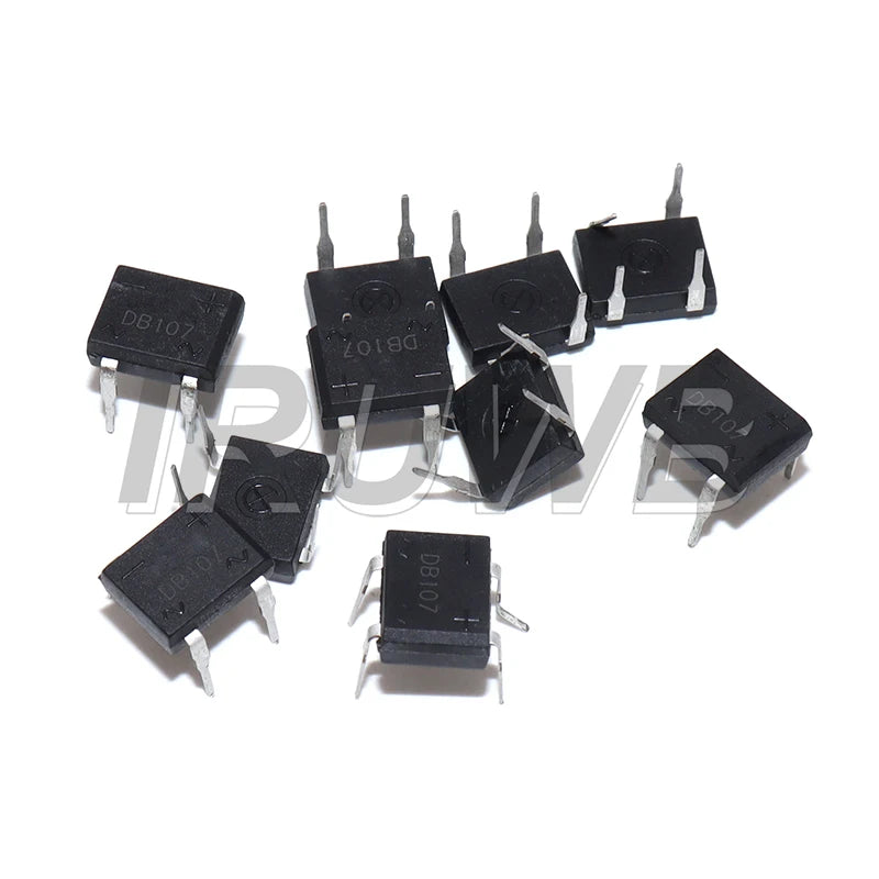 1A 1000V DIP4 DB107 Diode Bridge Single Phases Diode Rectifier Bridges Electronica Componentes