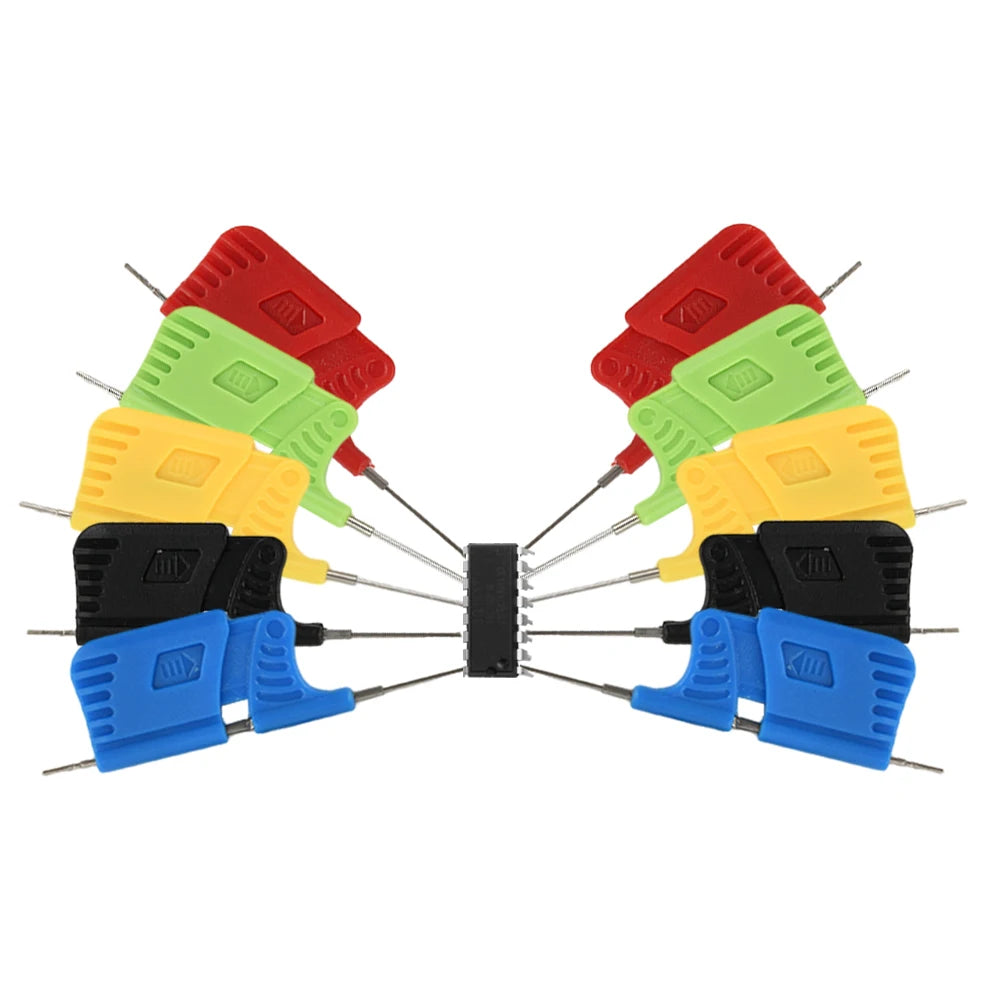 10X Universal Chip Micro IC Clamp SOP SOIC TSOP MSOP SSOP SOP8 SMD IC Test Clip Pin Adapter Programmer for Logic Analyzer Tool