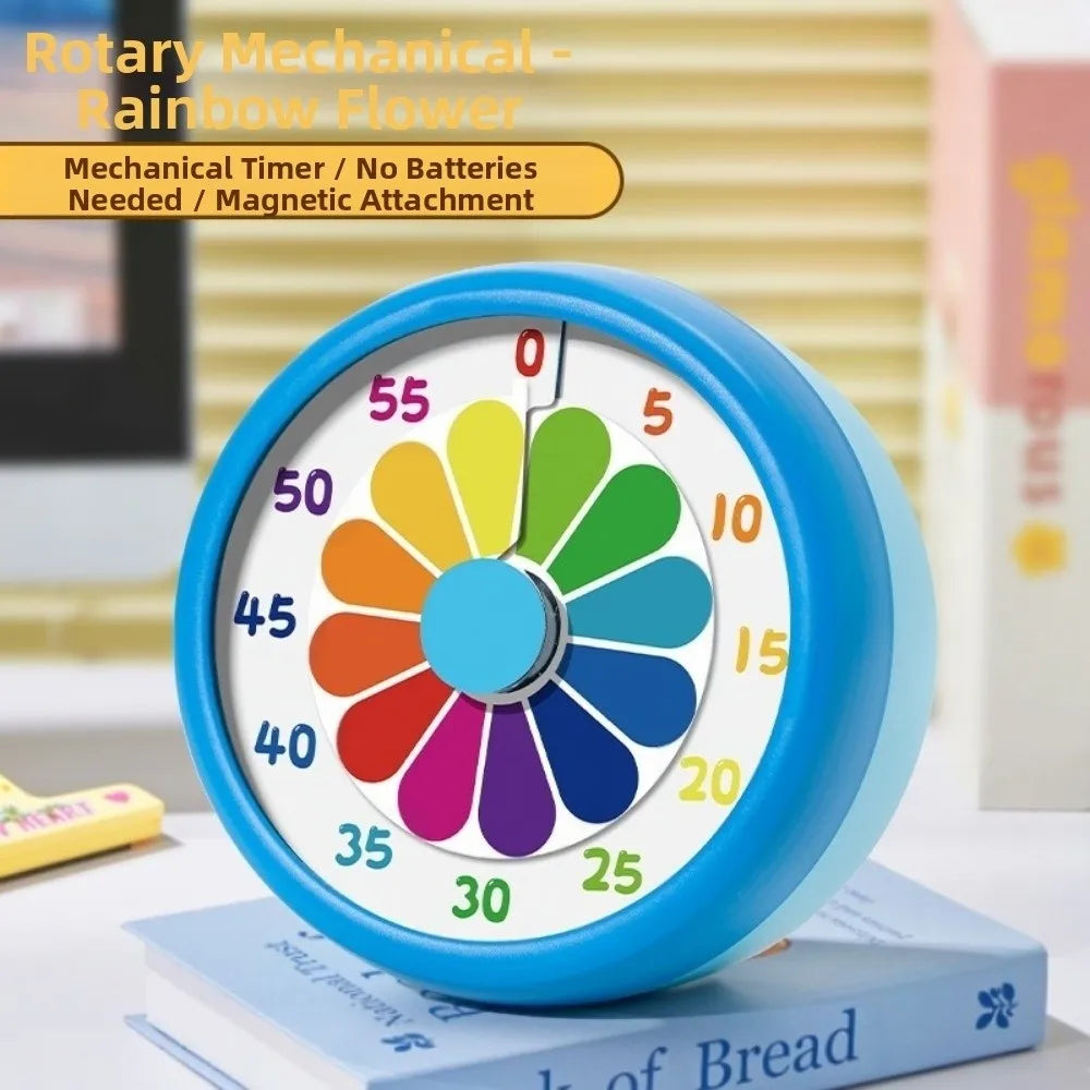 Mechanical Visual Timer Magnetic 60 Minutes Countdown Alarm Clock Self Discipline Timer Reminder Kitchen Cooking Timer Students