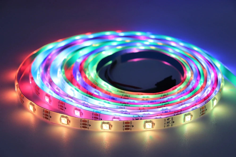 DC5V WS2812B WS2813 Individually Addressable RGBIC Led Strip DC12V WS2811 WS2815 5050 30/60/144Pixels/Leds/m Smart LED Light