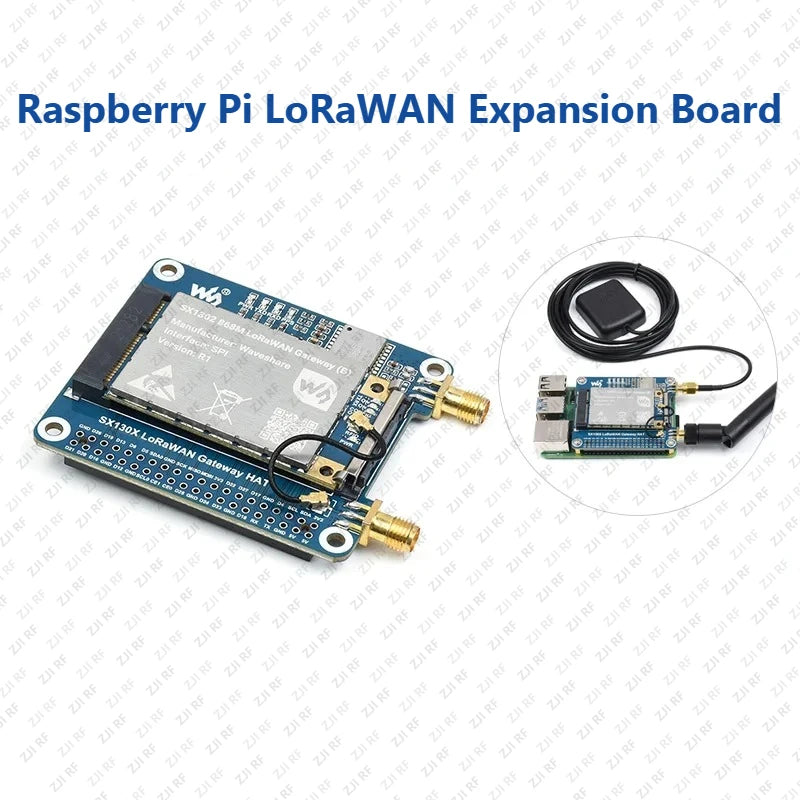Raspberry Pi LoRaWAN Module SX1302 SX1303 Mini PCIe 868M 915M Lora Gateway Hat Expansion Board