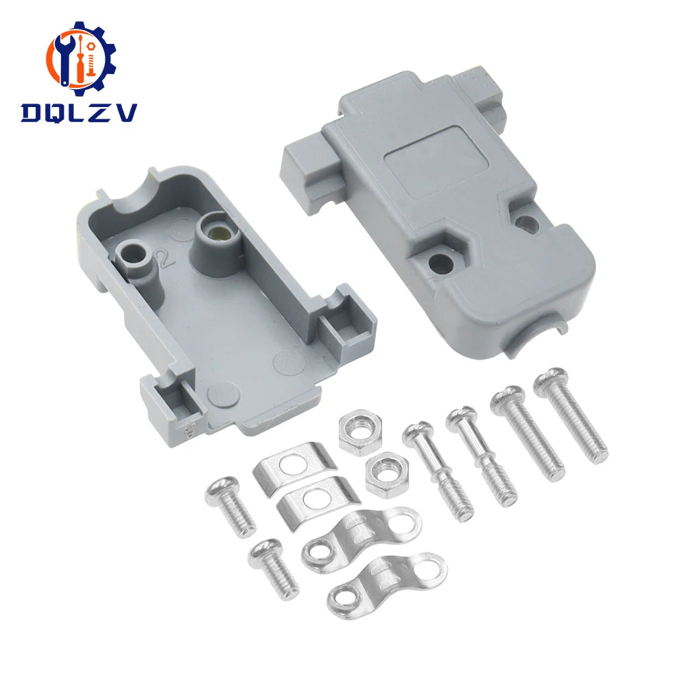 DB15 DB25 DB9 DB37 Parallel Serial Port Fmale/Male Solder Connector+Plastic Assemble Shell Cover 37 9 15PIN VGA Adapter