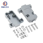 DB15 DB25 DB9 DB37 Parallel Serial Port Fmale/Male Solder Connector+Plastic Assemble Shell Cover 37 9 15PIN VGA Adapter
