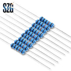 50Pcs/Lot 0.5W Carbon film Resistance 1/2W 0R~10M 1% Metal film Resistor 10R 100R 1K 100K 1M 4.7M 5.6M 10M ohm Power Resistance