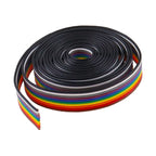 1/5meters/lot Ribbon Cable 10WAY Flat Color Rainbow Ribbon Cable Wire Rainbow Cable 10P Ribbon Cable 28AWG