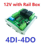 DC12V 1-12Ch Digital Switch DiDo Multifunction RS485 PLC IO Expanding Board Standard Modbus RTU Relay Module
