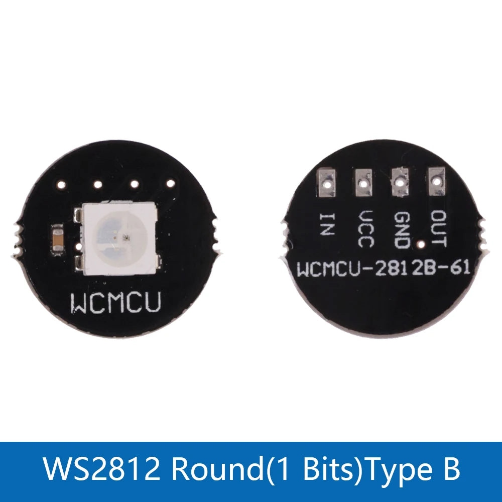 5V 1Bit 3 4Bit 7 8Bit 9 12Bit 16Bit 24Bit 32Bit 64 Bits WS2812 5050 RGB LED Ring Lamp Light + Integrated Drivers For Arduino Diy