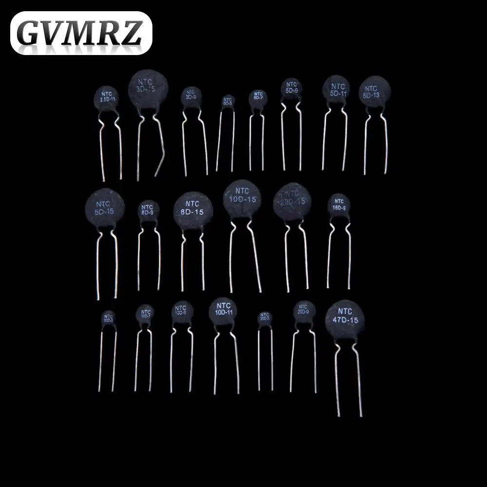 22Values 10D-5 10D-720D-9 NTC Thermistor Resistor Assortment kit 3D-15 3D-9 5D-5 5D-7 5D-9 8D-15 10D-15