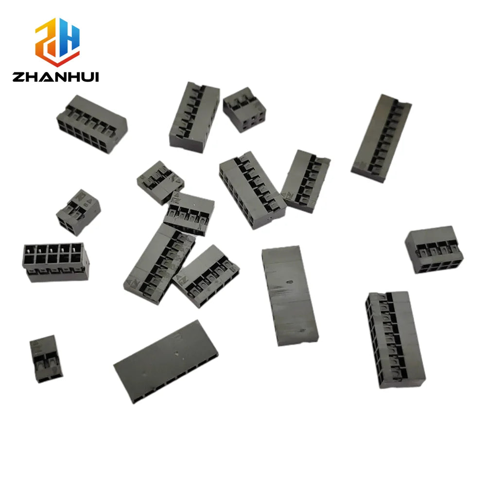 370Pcs 2.0mm Dupont Connector Kit, Double Row Pin Header Housing & Female Terminal Set, Jumper Wire DIY Electronics Components