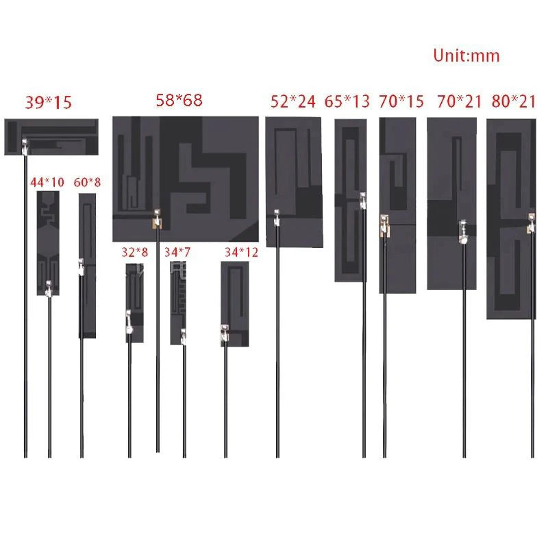 Internal LTE 4G 3G GSM 2G NB-IOT Antenna IPX PCB/FPC Flexible Soft Board Internal 700-2700MHz 8dBi High Gain RG1.13 20cm