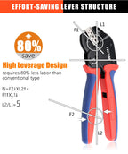Mini Pliers YM-58BS Tools For XH2.54/DuPont2.54/2.8/4.8/6.3/Non-Insulated/Ferrule Tube Terminals Ratchet Wire Crimping Sets