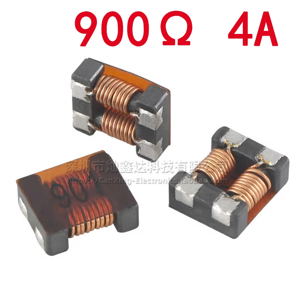 5Pcs SMD Common Mode Filter  300 500 700 1000 3000 ohm 4A 5A 15A High Current Common Mode Choke Coil Chip Inductor ACM7060 7x6mm