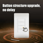 MOES Tuya ZigBee US Smart Light Switch Push Button Wall Switch Neutral Wire/No Neutral Wire Required Work With Alexa Google Home