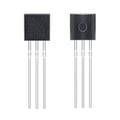 2/8/15pcs Temperature Sensor Electronic Chip DS18B20 TO-92 18B20 chips IC DIY Electronic Digital Thermometer -55°C to 125°C