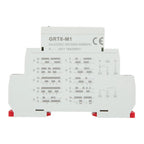 2Pcs GRT8-M1 Multifunctional Delay Time Relay with 10 Functions DIN Rail Mount AC/ 12V~240V Multifunctional Delay Time Relay