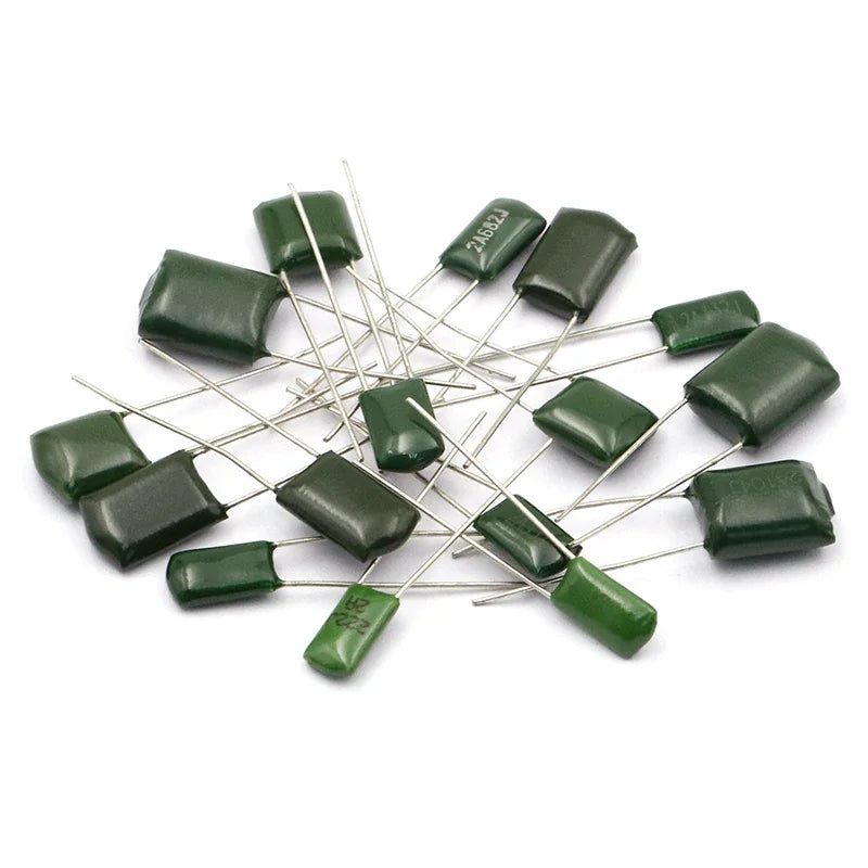 50PCS 100V 630V Polyester Film Capacitor 2.2NF 0.01UF 2.2NF 22nF 102PF 220NF 473PF 100nF 0.1uF 2A104J 103J 222 223J 472 473J