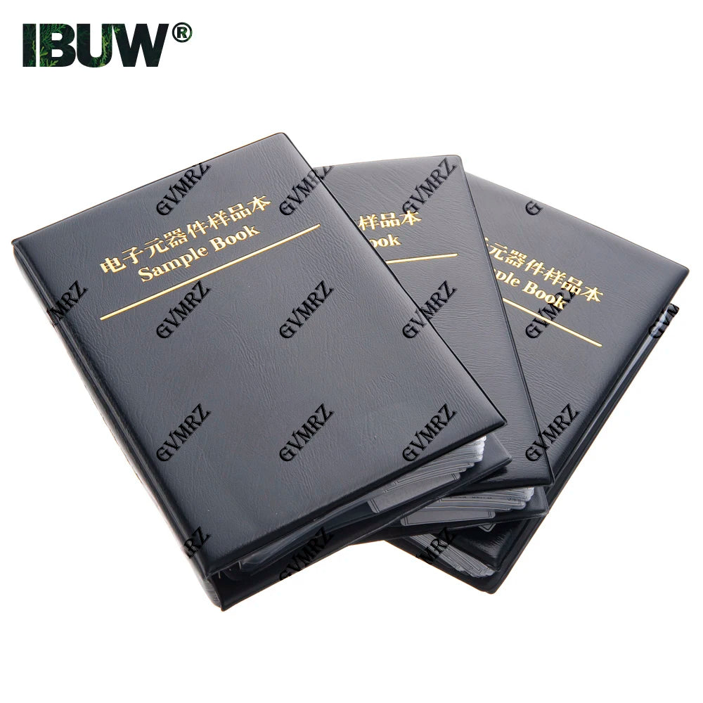0201 0402 0603 0805 1206 5% Resistor Kit Smd Book  Chip Resistor Assortment Kit FR-07 SMT 170 Values 0R-10M Smd Sample Book