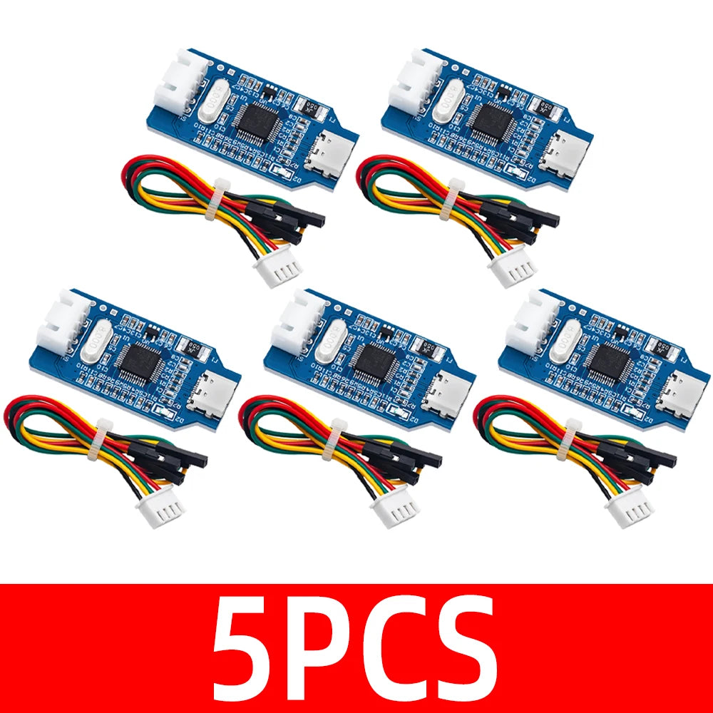 1~10PCS Compatible For j-link OBS ARM simulation debugger SWD programmer STM32 download Jlink generation V8
