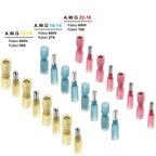 50/100PCS Heat Shrink Bullet Connectors Elelctrical Cable Butt Crimp Terminals Female Male Waterproof Insulated Wire Terminals