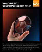 K&F CONCEPT Effects Filters Kaleidoscope Prism/Spiral Halo/Split Diopter/Motion Blur/4 6 8 Points Camera Lens Filter Photography
