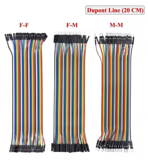Dupont Line 10CM 20CM 30CM 40Pin Male to Male + Male to Female and Female to Female Jumper Wire Dupont Cable for Arduino DIY KIT