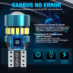 XSTORM T10 W5W LED CANBUS No Error 12V Car Side Interior Lights 168 194 3030 SMD for BMW Audi Super Bright Car Interior Lights