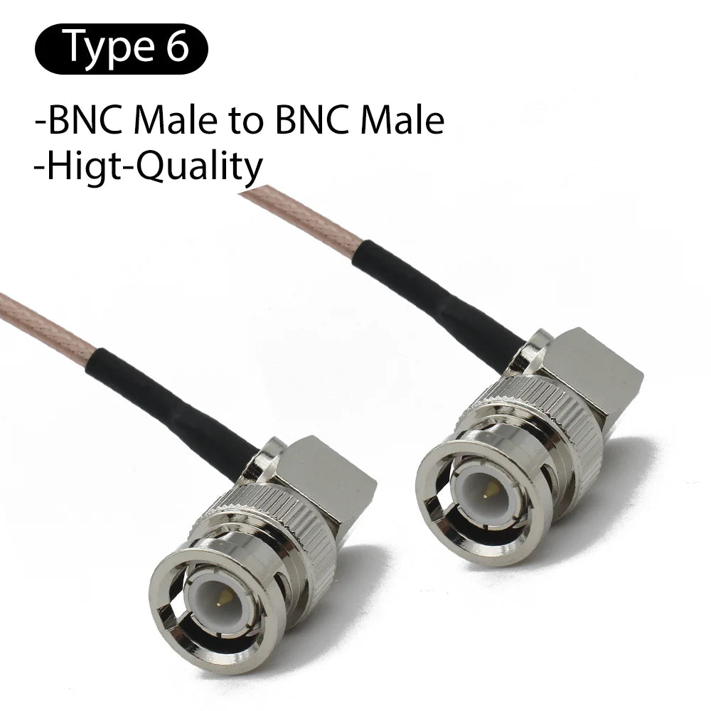 RG316 Cable Q9 BNC to BNC Male Female Coax Jumper Pigtail Cable Crimp Fast Delivery WiFi Antenna Extension Cable