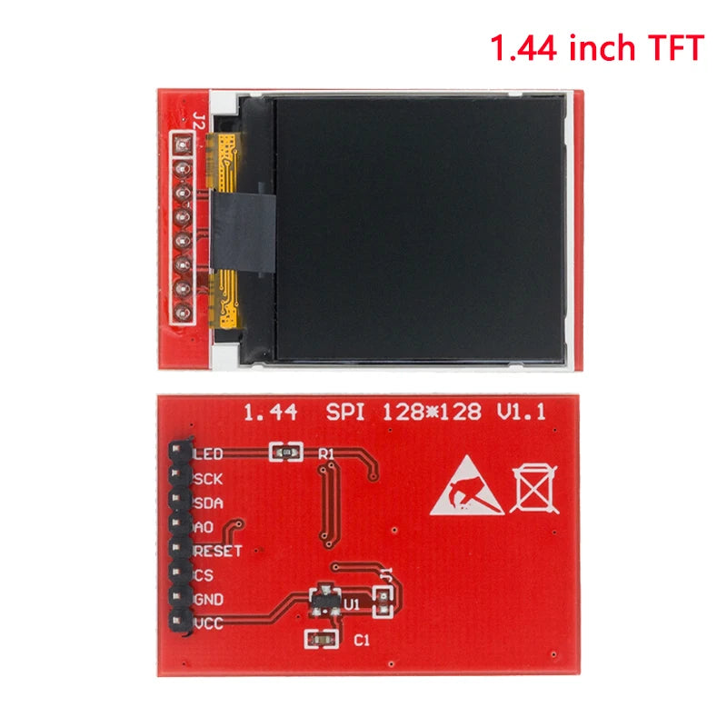 TFT Display 0.96/1.3/1.44/1.77/1.8/2.4/2.8 inch IPS 7P SPI HD 65K TFT Full Color LCD Module ST7735 Drive IC 80*160  For Arduino