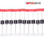 Rectifier Diode Mixed Kit 6A10 10A10 20A10 DB3 RL207 Electronic Components MUR4100E 10SQ045 20A10 130mil